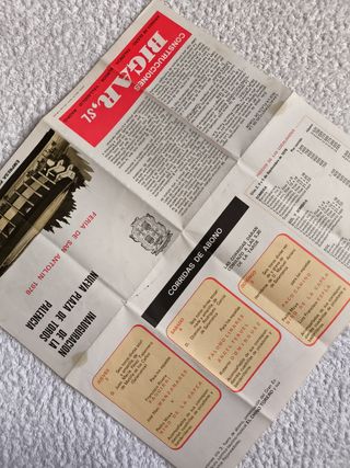 PALENCIA: PUBLICIDAD INAUGURACIÓN PLAZA TOROS 1976