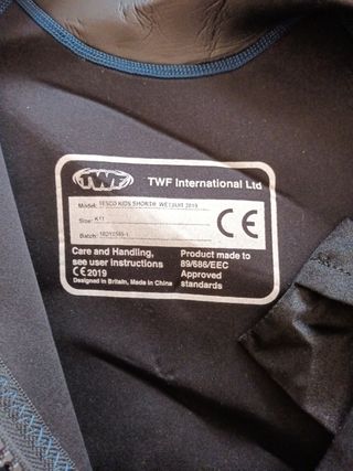 Neopreno manga corta