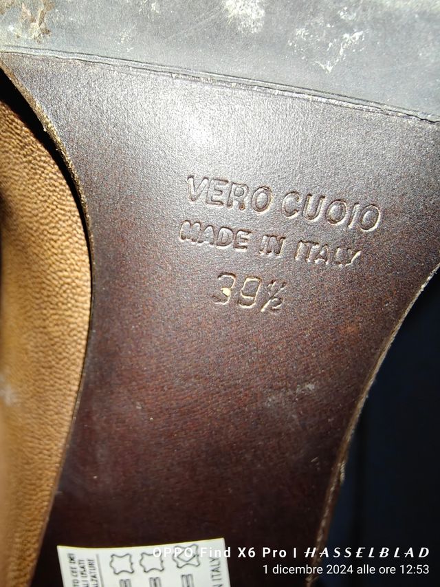 Scarpe donna in vera pelle