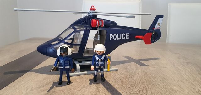 Playmobil helicóptero policía