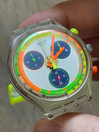 Swatch Chrono SCK104 “Jelly Stag” NOS!