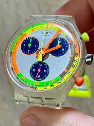 Swatch Chrono SCK104 “Jelly Stag” NOS!