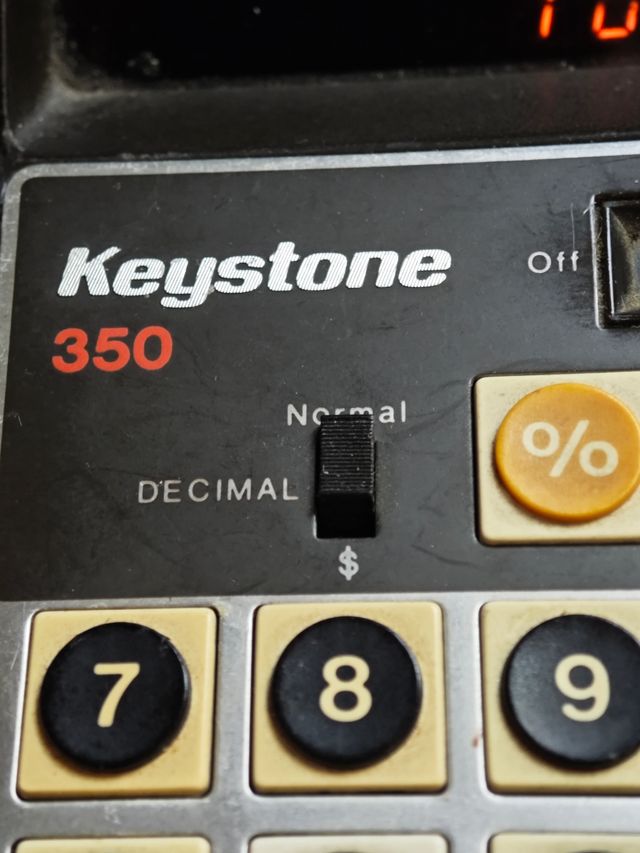 Calculadora vintage 
