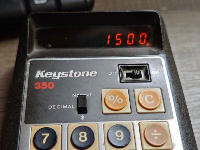 Calculadora vintage 
