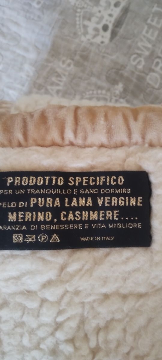 Copri materasso in lana merino