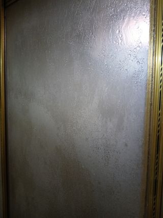 Mampara aluminio lacado