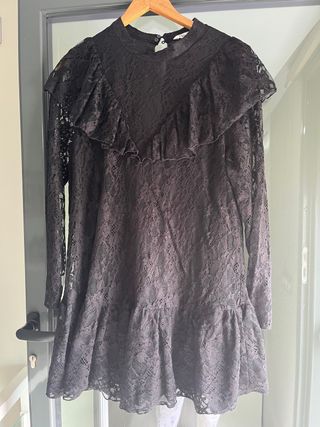 Vestido encaje zara ,falda pantalon