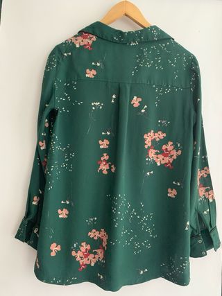 Camisa verde Massimo Dutti