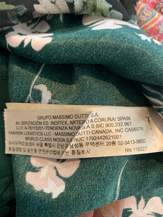 Camisa verde Massimo Dutti
