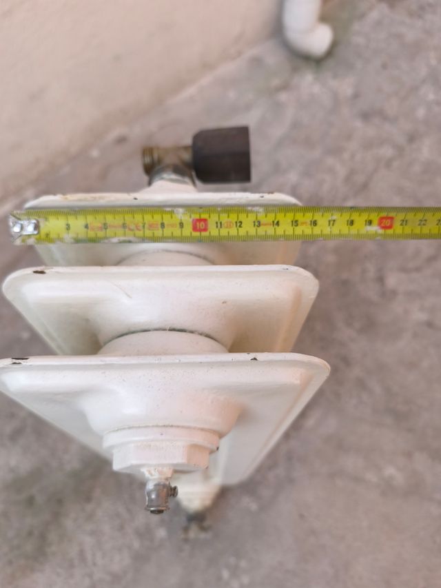 Radiador hierro tres elementos