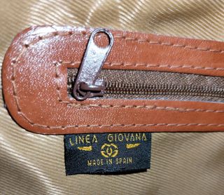 Bolso piel auténtica (cuero) negro