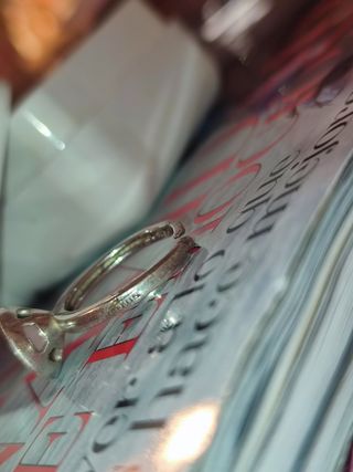 Anillo lotus de plata