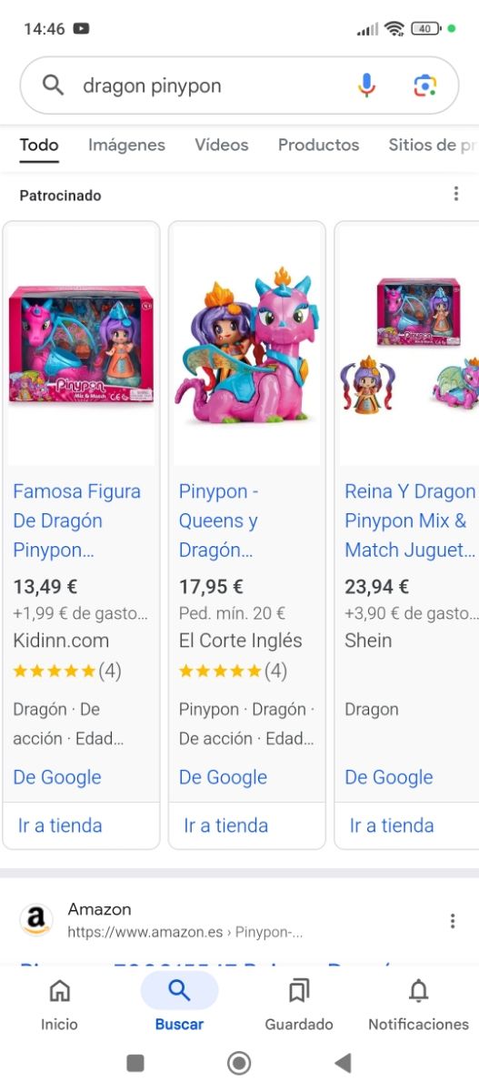 Dragón y reina de PinyPon