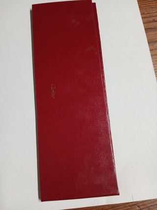 Certificado garantía y emboltorio cartier