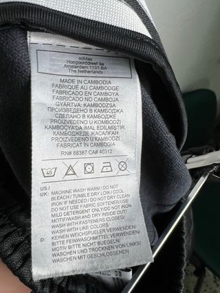 Adidas Pantaloni Tuta TrackPants Trousers Nero XS