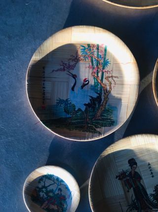 Piatti bamboo vintage