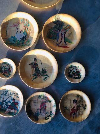 Piatti bamboo vintage