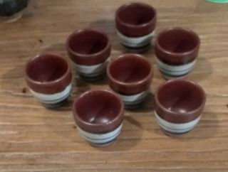 Set mini tazze vintage per liquore