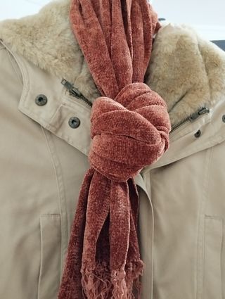 Bufanda corta chenilla🧣