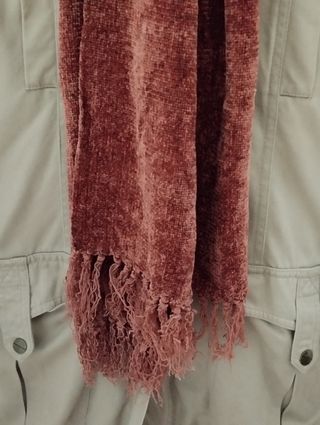 Bufanda corta chenilla🧣