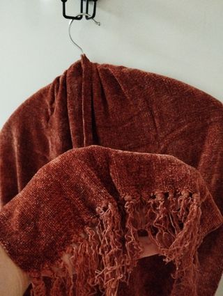 Bufanda corta chenilla🧣