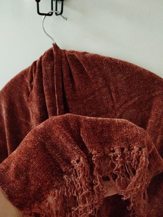 Bufanda corta chenilla🧣