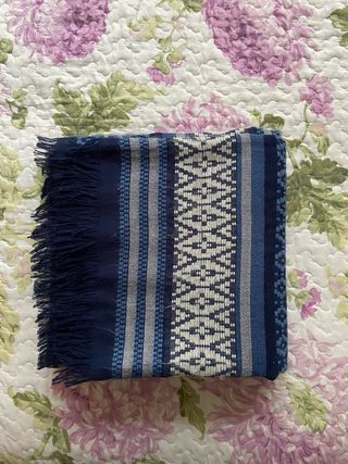 Bufanda azul marino mujer