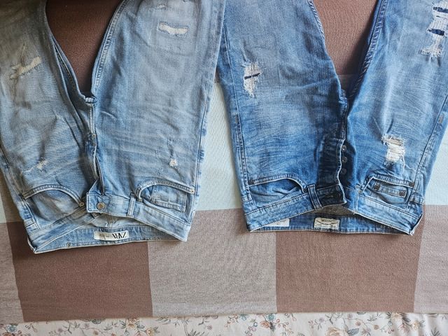 2 Vaqueros hombre zara talla 38