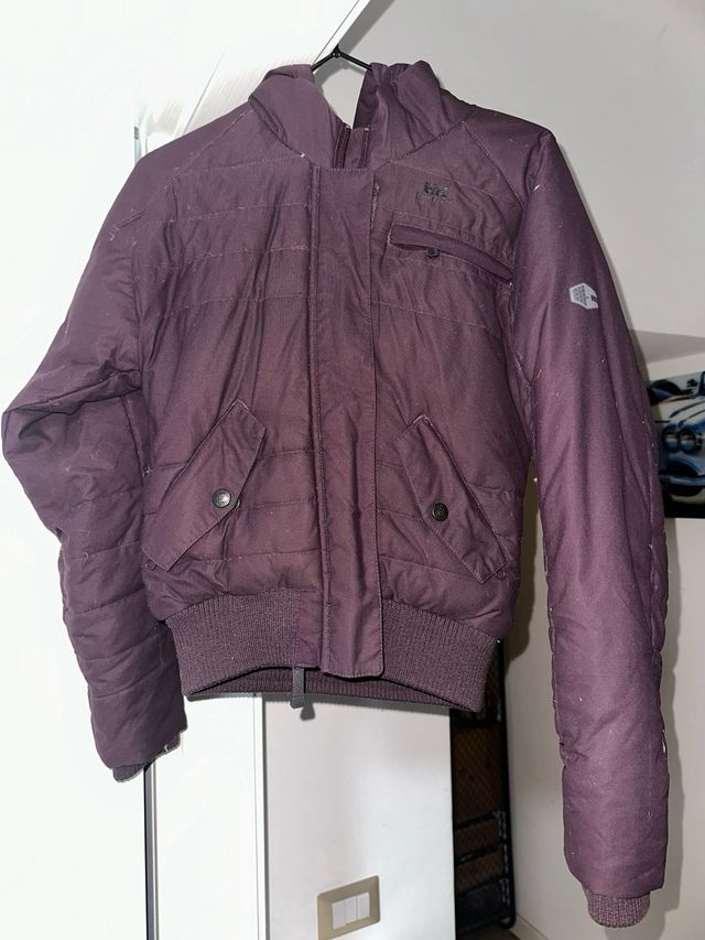 Bomber da neve Helly Hansen cappuccio vera piuma