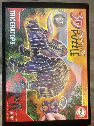 PUZZLE 3D CREATURE TRICERATOPS