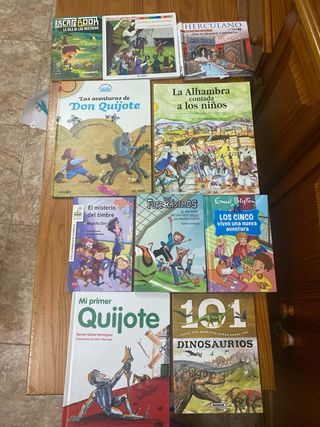 Set de 10 libros niños