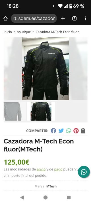 Cazadora Moto