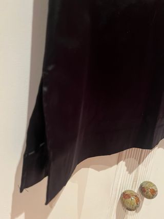 Falda de raso “Mango”