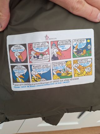 Moncler abrigo plumifero