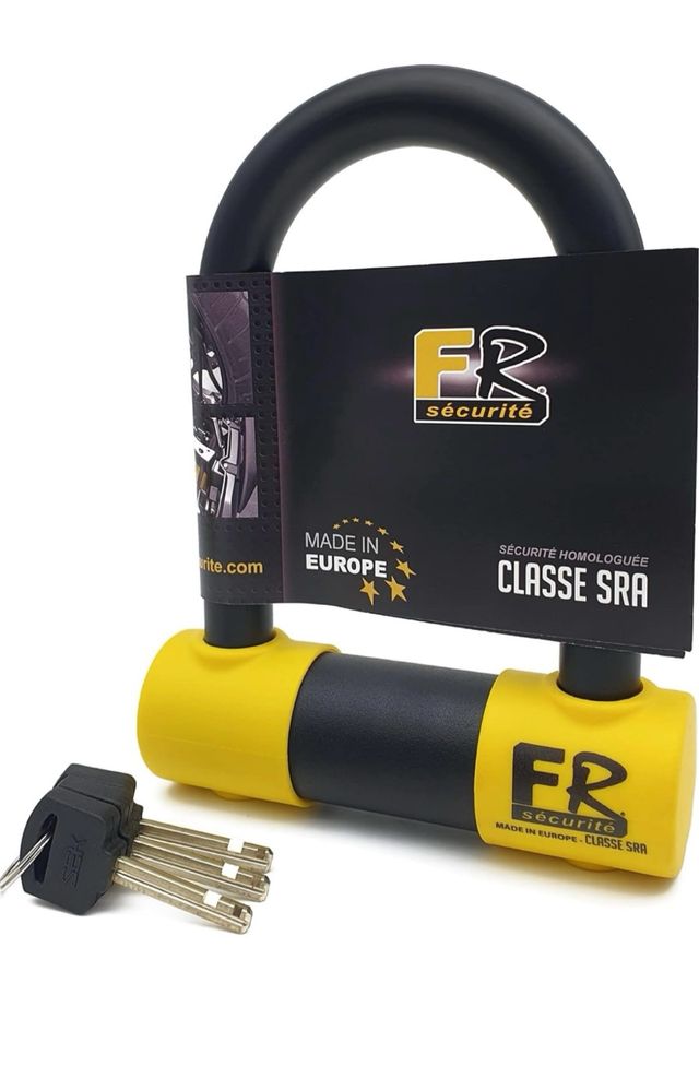 FR SECURITE FR85120 Candado Moto U Alta Seguridad