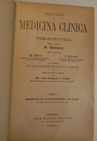Tratado de medicina clínica y terap.