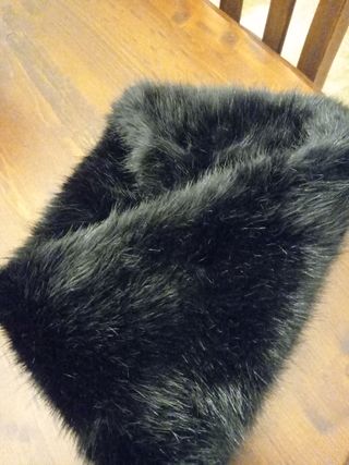 Cuello bufanda pelo zara