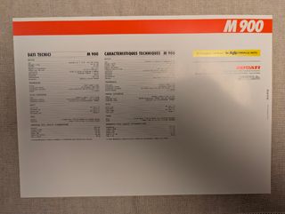 Brochure Depliant Ducati Monster 1a serie