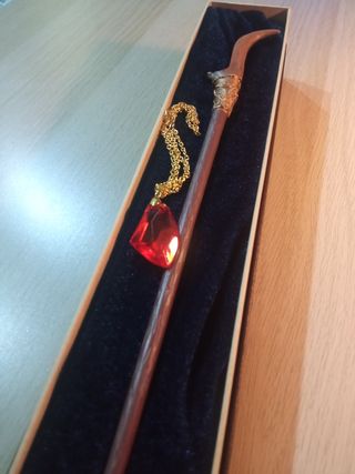 Varita Nicolas Flamel y Piedra Filosofal