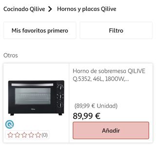 Horno eléctrico en perfecto estado
