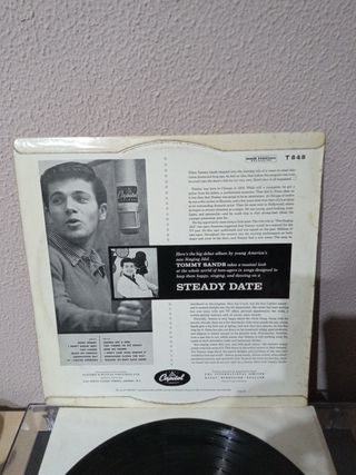 TOMMY SANDS STEADY DATE DISCO VINILO