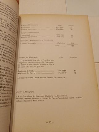 Guia  archivo museo "D. Álvaro de Bazan.