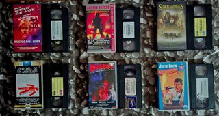 6 PELÍCULAS VHS.
