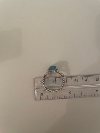 Anillo pandora piedra turquesa