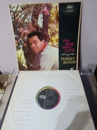 TOMMY SANDS DISCO VINILO CAPITOL RECORDS