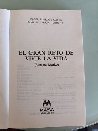 Libro 📕 El reto de vivir la vida 