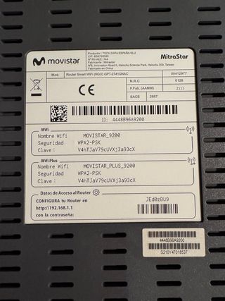 Router Movistar (no descodificador)