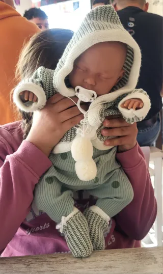 Bebé Reborn 50cm 2,5kg peso real