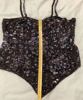 TOP DE SEDA Y LENTEJUELAS “Frank Usther”_ 116 €