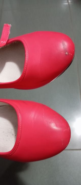 Zapatos flamenco rojos 36